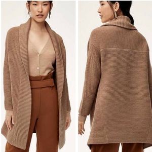 Aritzia Oversized Ribbed Knit Cardigan